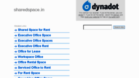 What Sharedspace.in website looked like in 2018 (5 years ago)