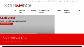 What Sicurmatica.it website looked like in 2018 (5 years ago)