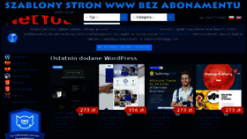 What Szablonystronwww.pl website looked like in 2018 (5 years ago)