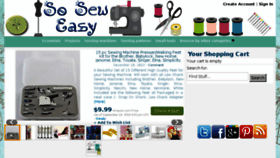 What So-sew-easy-store.com website looked like in 2018 (5 years ago)