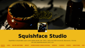 What Squishfacestudio.com website looked like in 2018 (5 years ago)
