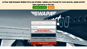 What Swapa.org website looked like in 2018 (5 years ago)