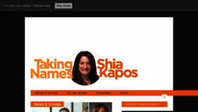 What Shiakapos.com website looked like in 2018 (5 years ago)