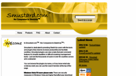 What Smustard.com website looked like in 2018 (5 years ago)