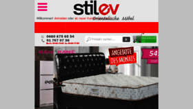 What Stilev.at website looked like in 2018 (5 years ago)