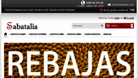 What Sabatalia.com website looked like in 2018 (5 years ago)