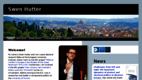 What Swen-hutter.eu website looked like in 2018 (5 years ago)