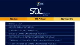What Sol.pucgoias.edu.br website looked like in 2018 (5 years ago)