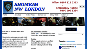 What Shomrimlondon.org website looked like in 2018 (5 years ago)