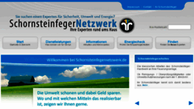 What Schornsteinfegernetzwerk.de website looked like in 2018 (5 years ago)
