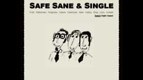 What Safesane.de website looked like in 2018 (5 years ago)