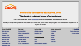 What Sevierville-tennessee-attractions.com website looked like in 2018 (5 years ago)