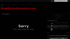 What Stopmotionanimation.com website looked like in 2018 (5 years ago)
