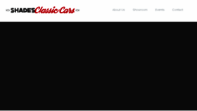 What Shadesclassiccars.com website looked like in 2018 (5 years ago)