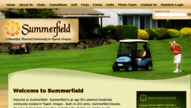 What Summerfield55.org website looked like in 2018 (5 years ago)
