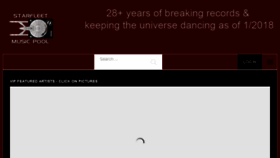 What Starfleetmusic.com website looked like in 2018 (5 years ago)