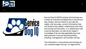 What Servicedogiq.com website looked like in 2018 (5 years ago)