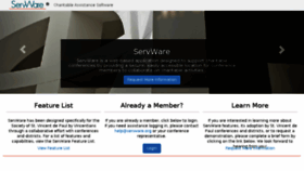 What Servware.org website looked like in 2018 (6 years ago)