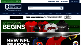 What Shop.cbssports.com website looked like in 2018 (5 years ago)