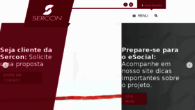 What Serconmed.com.br website looked like in 2018 (5 years ago)