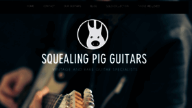 What Squealingpigguitars.co.uk website looked like in 2018 (5 years ago)