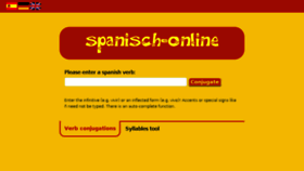 What Spanisch-online.info website looked like in 2018 (5 years ago)