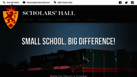 What Scholarshall.com website looked like in 2018 (5 years ago)