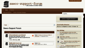 What Saeco-support-forum.de website looked like in 2018 (5 years ago)