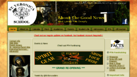 What Stveronicaschool.com website looked like in 2018 (5 years ago)