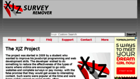 What Survey-remover.com website looked like in 2018 (5 years ago)