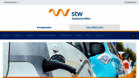 What Stadtwerke-willich.de website looked like in 2018 (7 years ago)