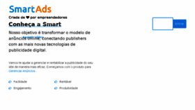 What Smartads.tech website looked like in 2018 (5 years ago)