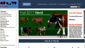 What Shopcowparade.com website looked like in 2018 (5 years ago)