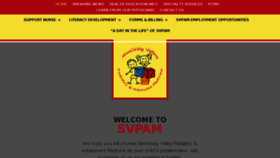 What Svpam.com website looked like in 2018 (5 years ago)