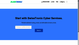 What Swisstronix.net website looked like in 2018 (5 years ago)