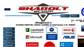 What Sharolt.ro website looked like in 2018 (5 years ago)