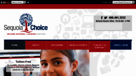 What Sequoiachoice.org website looked like in 2018 (5 years ago)