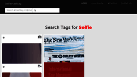 What Selfiehashtag.com website looked like in 2018 (5 years ago)