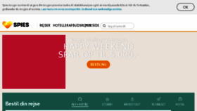 What Spies.dk website looked like in 2018 (5 years ago)