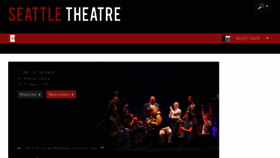 What Seattle-theatre.com website looked like in 2018 (5 years ago)