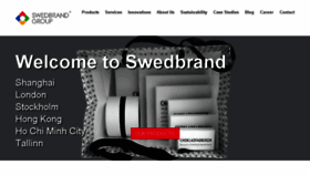 What Swedbrand-group.com website looked like in 2018 (5 years ago)