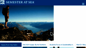 What Semesteratsea.com website looked like in 2018 (8 years ago)
