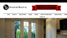 What Signaturerealtynj.com website looked like in 2018 (5 years ago)