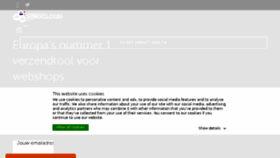 What Sendcloud.nl website looked like in 2018 (5 years ago)