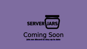 What Serverjars.com website looked like in 2018 (6 years ago)