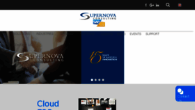 What Supernova-consulting.com website looked like in 2018 (5 years ago)