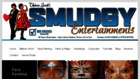 What Smudgyentertainments.co.uk website looked like in 2018 (5 years ago)