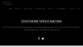 What Southernspeedracing.com website looked like in 2018 (5 years ago)