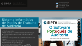 What Sipta.pt website looked like in 2018 (5 years ago)