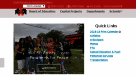 What Socsd.org website looked like in 2018 (6 years ago)